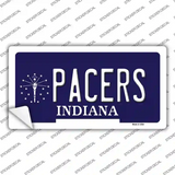 Pacers Indiana State Novelty Sticker Decal