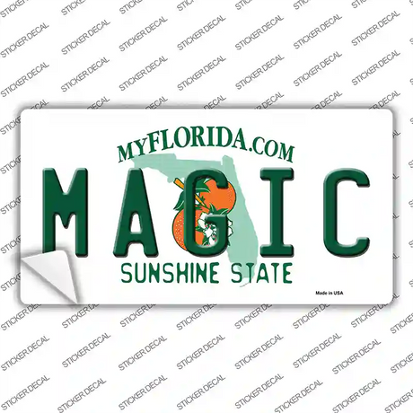 Magic Florida State Novelty Sticker Decal