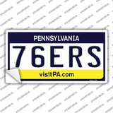 76ers Pennsylvania State Novelty Sticker Decal