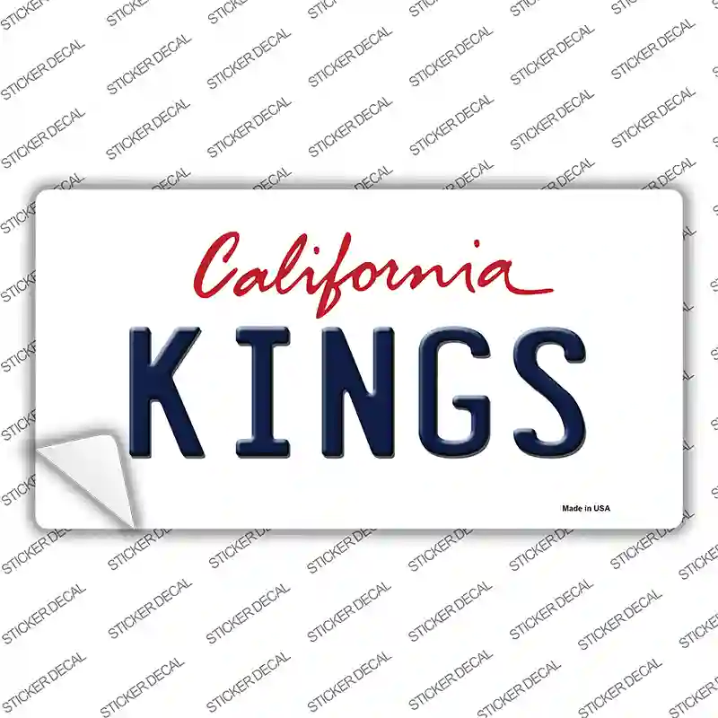 Kings California Background Novelty Sticker Decal