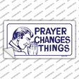 Prayer Changes Things Novelty Sticker Decal