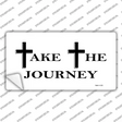 Take The Journey Vanity Novelty Sticker Decal