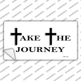 Take The Journey Vanity Novelty Sticker Decal