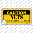 Caution Nets Fan Novelty Sticker Decal