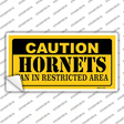 Caution Hornets Fan Novelty Sticker Decal