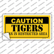 Caution Tigers Fan Novelty Sticker Decal