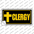 Clergy Vanity Novelty Sticker Decal