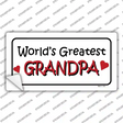 Worlds Greatest Grandpa Novelty Sticker Decal
