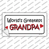 Worlds Greatest Grandpa Novelty Sticker Decal