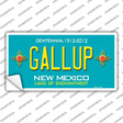 Gallup New Mexico Teal Novelty Sticker Decal