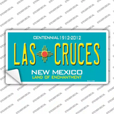 Las Cruces New Mexico Teal Novelty Sticker Decal