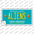 Aliens New Mexico Teal Novelty Sticker Decal