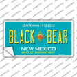 Black Bear New Mexico Teal Novelty Sticker Decal