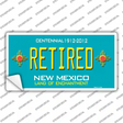 Retired New Mexico Teal Novelty Sticker Decal