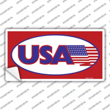 USA American Flag Vanity Novelty Sticker Decal