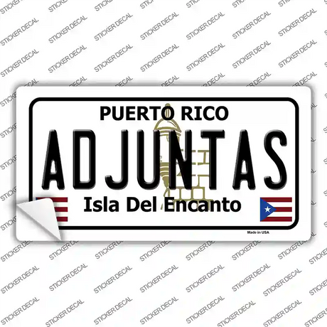 Adjuntas Novelty Sticker Decal