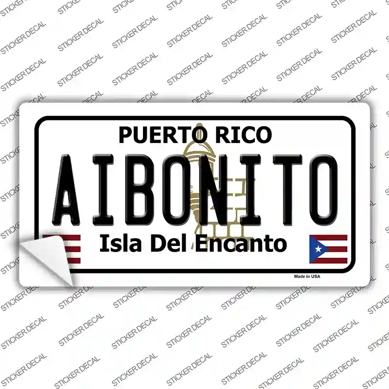 Aibonito Puerto Rico Novelty Sticker Decal