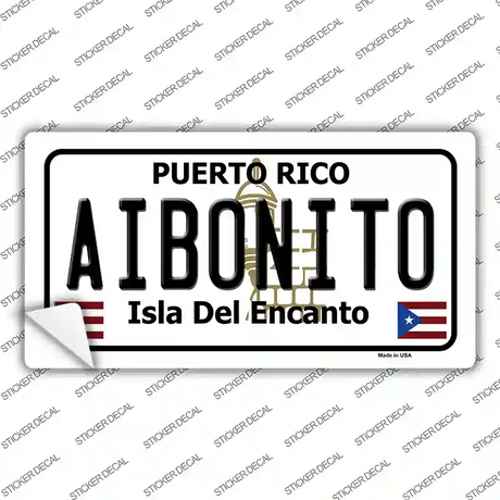 Aibonito Puerto Rico Novelty Sticker Decal