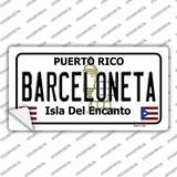Barceloneta Novelty Sticker Decal