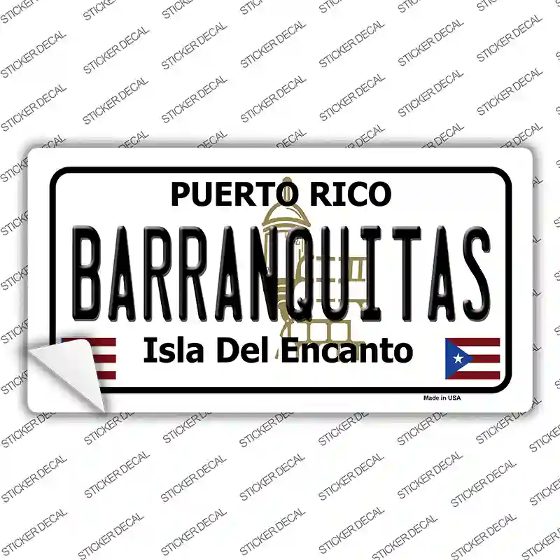 Barranquitas Novelty Sticker Decal