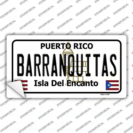 Barranquitas Novelty Sticker Decal