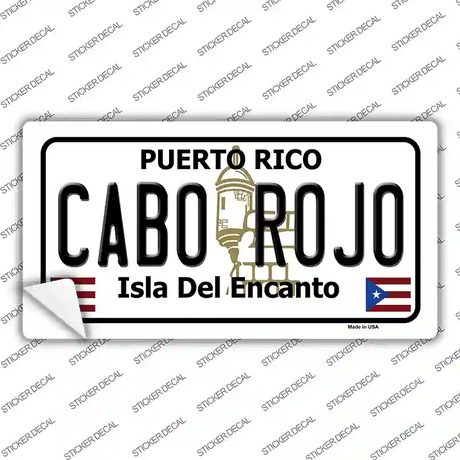 Cabo Rojo Novelty Sticker Decal