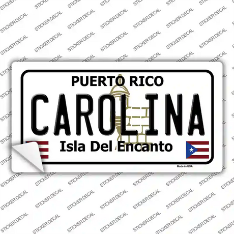 Carolina Novelty Sticker Decal