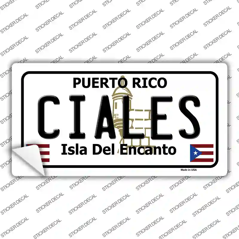 Ciales Novelty Sticker Decal