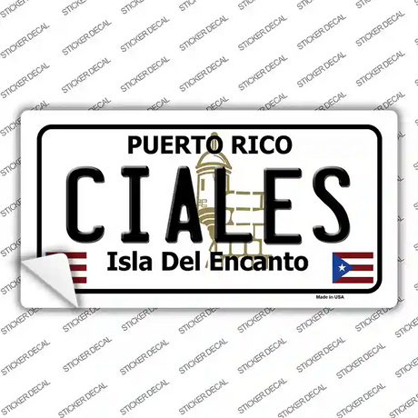 Ciales Novelty Sticker Decal