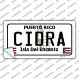 Cidra Novelty Sticker Decal