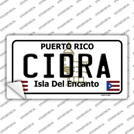 Cidra Novelty Sticker Decal