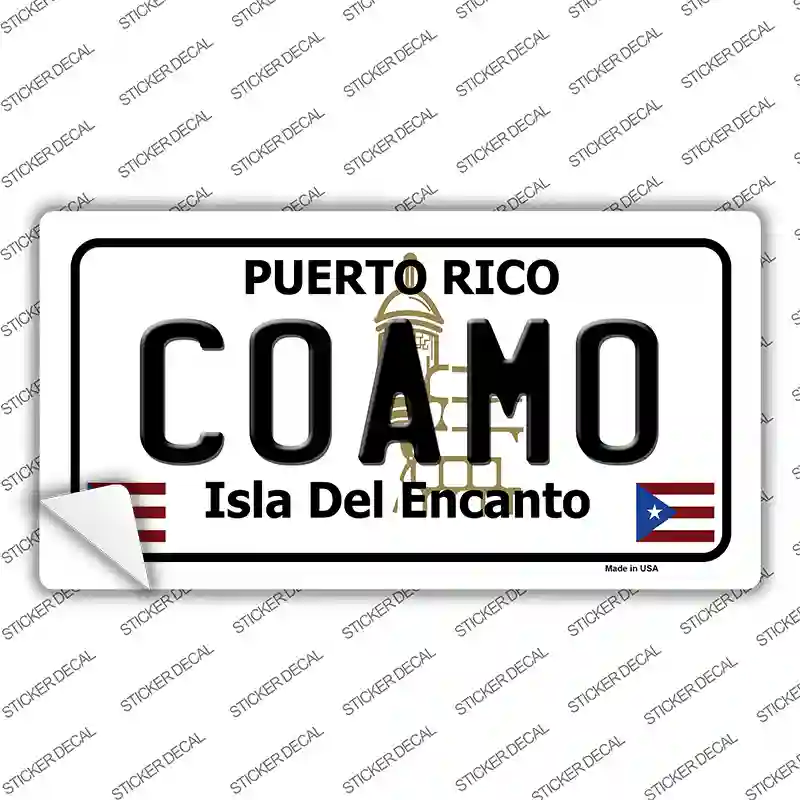 Coamo Novelty Sticker Decal