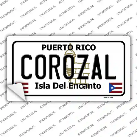 Corozal Novelty Sticker Decal