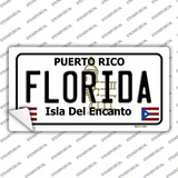 Florida Background Novelty Sticker Decal