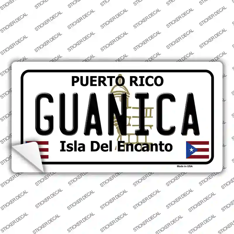 Guanica Puerto Rico Novelty Sticker Decal