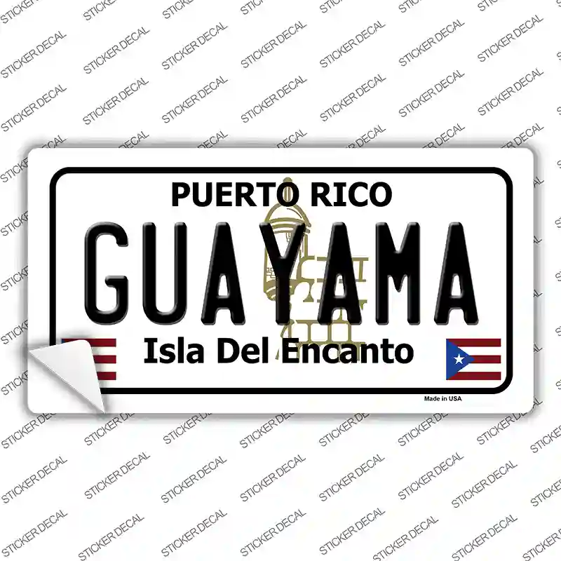 Guayama Puerto Rico Novelty Sticker Decal