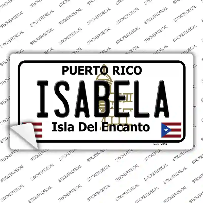 Isabela Puerto Rico Novelty Sticker Decal