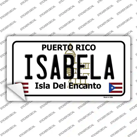 Isabela Puerto Rico Novelty Sticker Decal