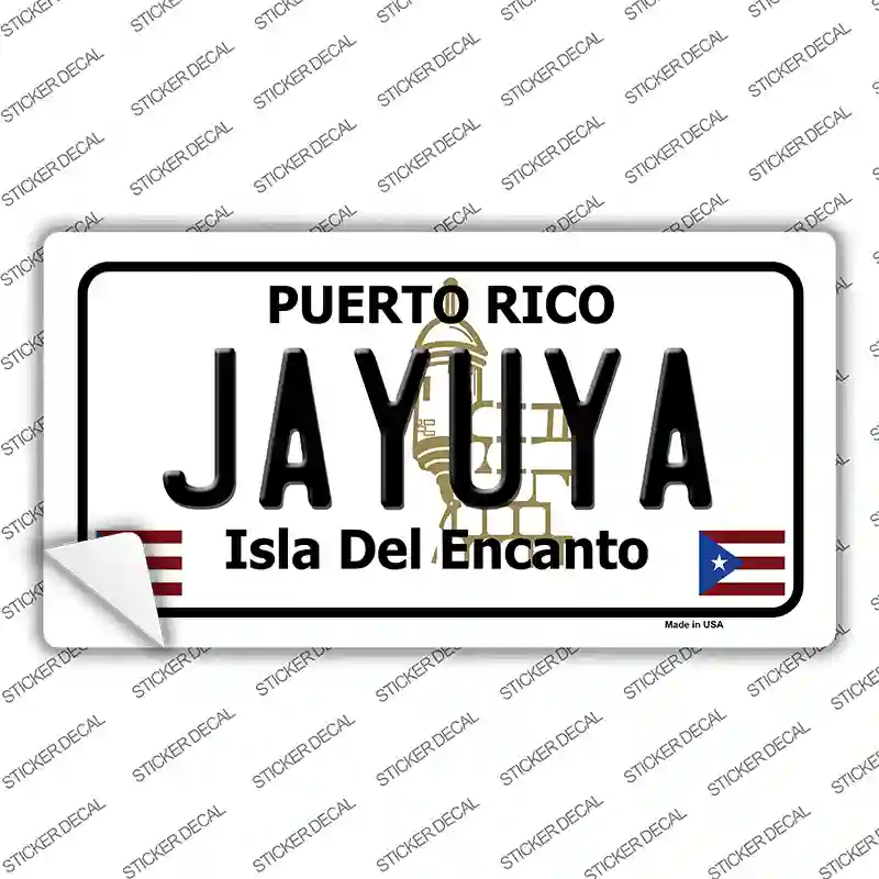 Jayuya Puerto Rico Novelty Sticker Decal