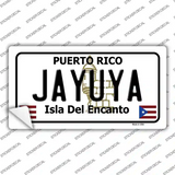 Jayuya Puerto Rico Novelty Sticker Decal