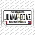 Juana Diaz Puerto Rico Novelty Sticker Decal