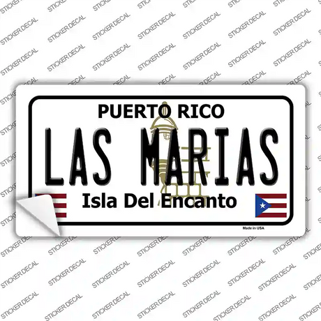 Las Marias Puerto Rico Novelty Sticker Decal