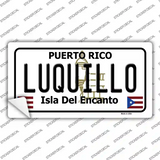 Luquillo Puerto Rico Novelt Novelty Sticker Decal