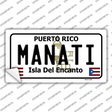Manati Puerto Rico Novelty Sticker Decal