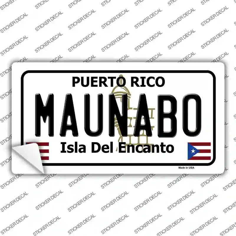 Maunabo Puerto Rico Novelty Sticker Decal