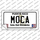 Moca Puerto Rico Novelty Sticker Decal
