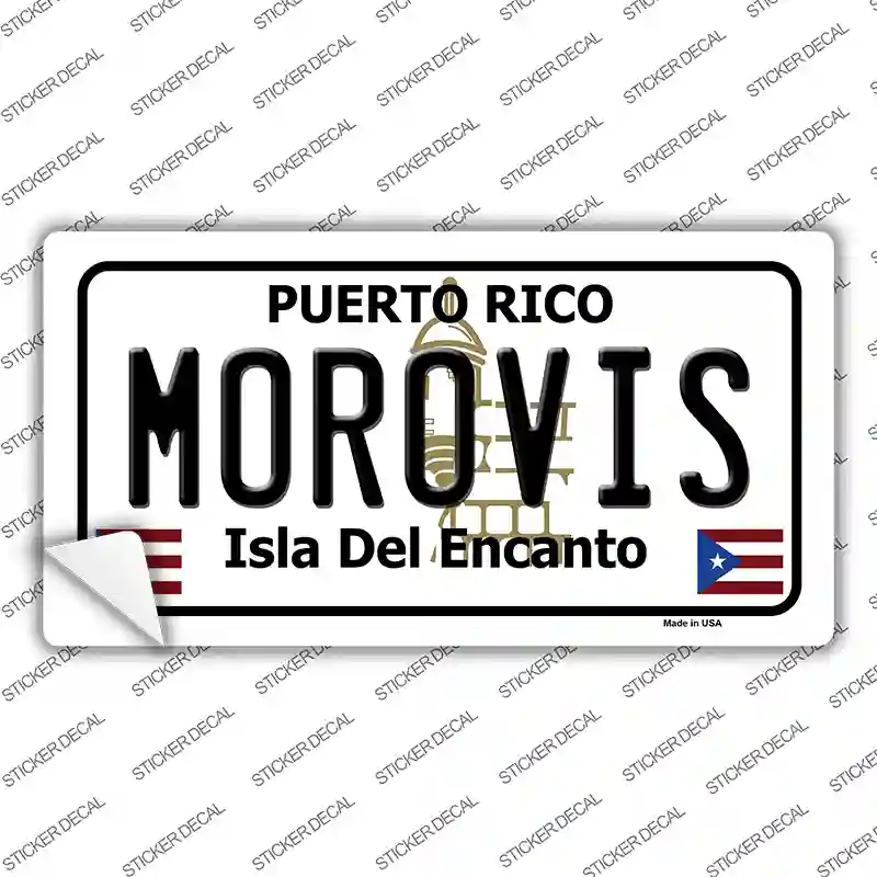 Morovis Puerto Rico Novelty Sticker Decal