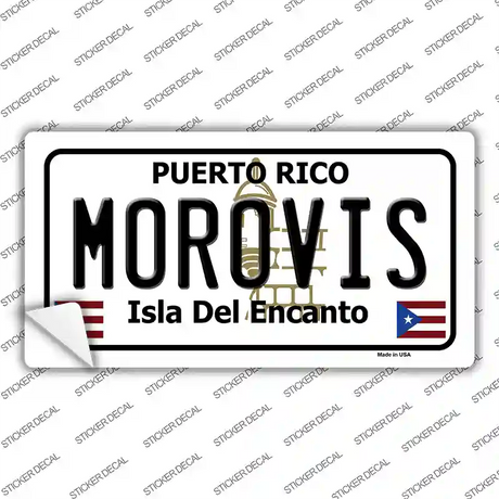 Morovis Puerto Rico Novelty Sticker Decal