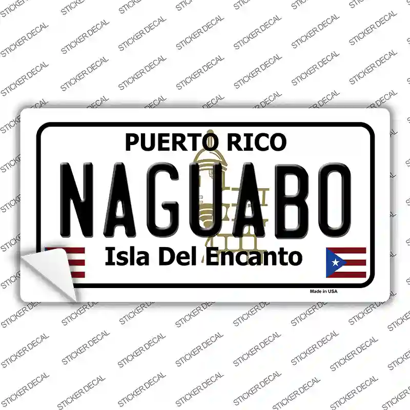 Naguabo Puerto Rico Novelty Sticker Decal