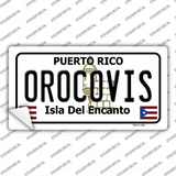 Orocovis Puerto Rico Novelty Sticker Decal